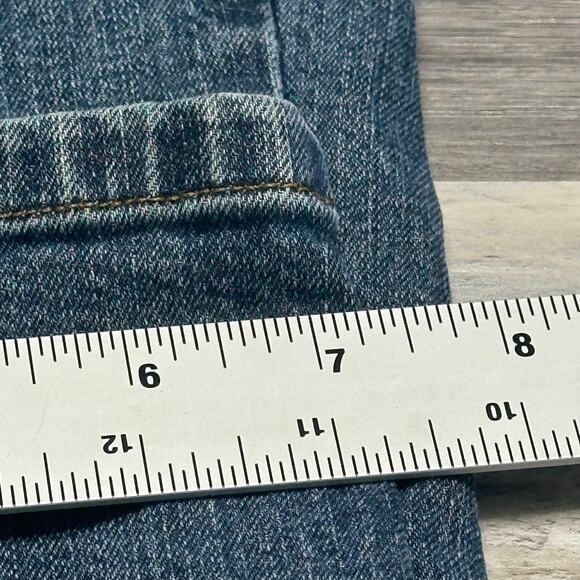 Duluth Trading Flex Weekender Dark Wash Blue Mens 30x30 Trim Fit Denim Jeans - Picture 16 of 16